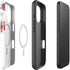 Painted Flowers iPhone 16 Plus Magsafe Impact Case